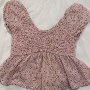 hollister babydoll top